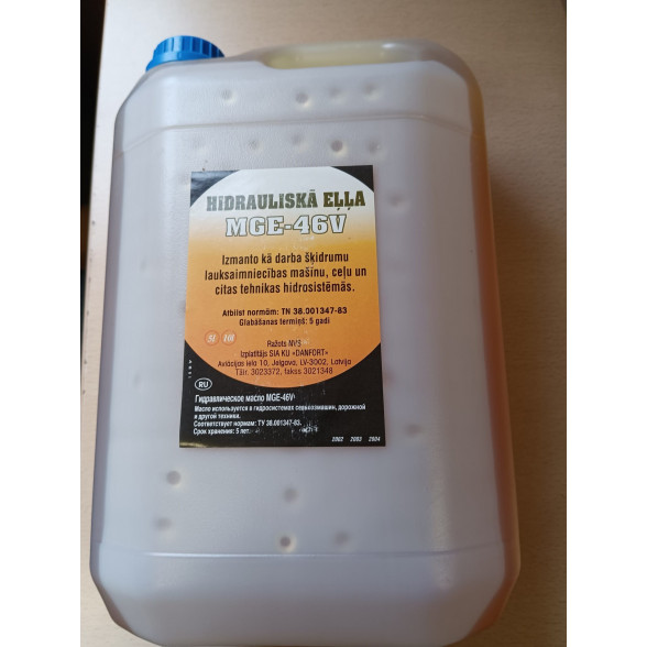 Hidrauliskā eļļa MGE-46V (5L)